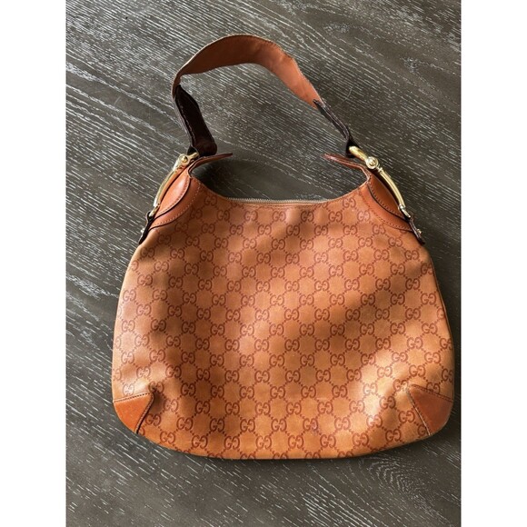 Gucci Gg Pattern Guccisima Calf Terracotta Color Well Loved No Tariffs!!! - Picture 1 of 10
